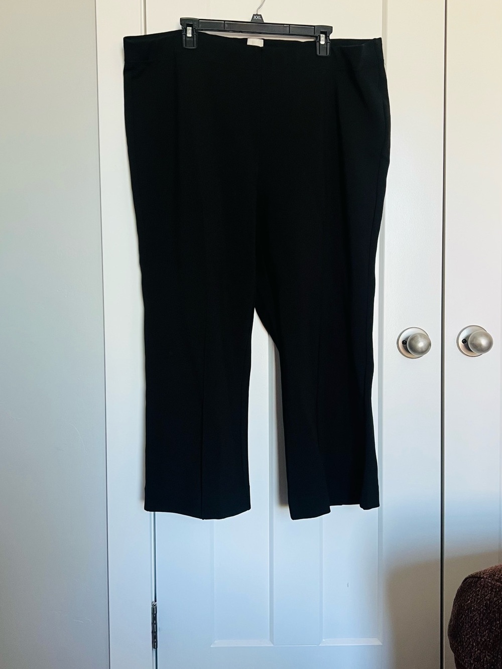 Maeve Black Straight-Leg Dress Pants